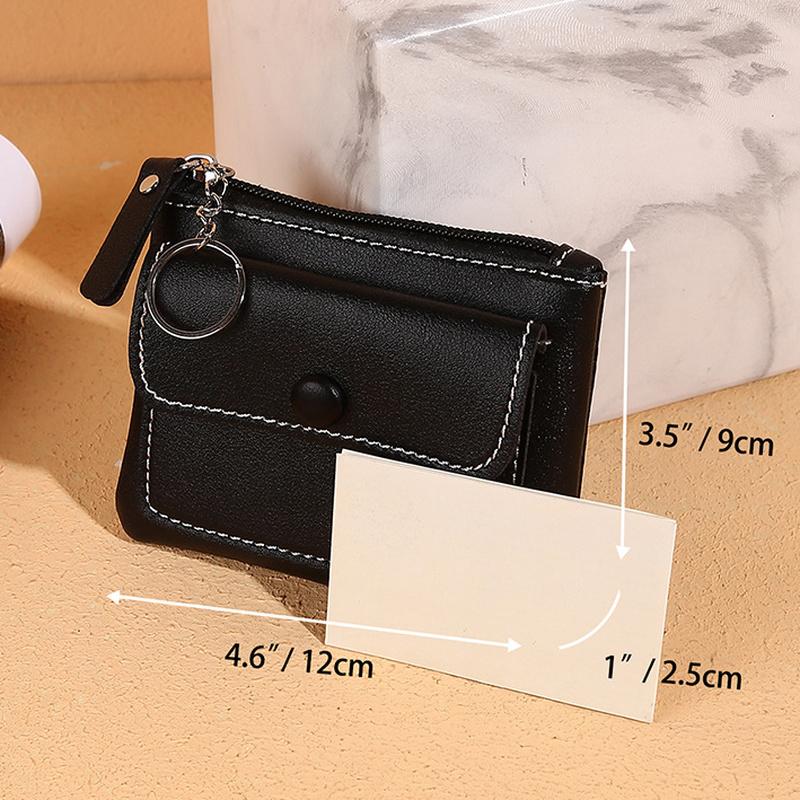 1PC Women Small Coin Purse Bag Wallet Zipper Girl Money Bags Change Purses Children Mini Wallets Leather Key Holder Clutch Pouch