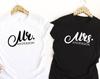 Personalized Mr. and Mrs. Shirts, Matching Couple T-Shirts