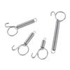 20Pcs Bird Cage Door Spring Hook Rustproof Wire Lock for Rabbit Chicken Parrot Quail Pigeon Pet Enclosure Easy Install Closure