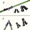 2pcs Greenhouse Frame Connectors Plastic Tube Components Garden Pole Connectors for Constructing a Greenhouse