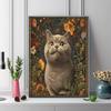British Shorthair cat Pattern  3pcs 100% Round Full Drill 5D DIY Diamond Painting Embroidery Cross Stitch Rhinestone Décor