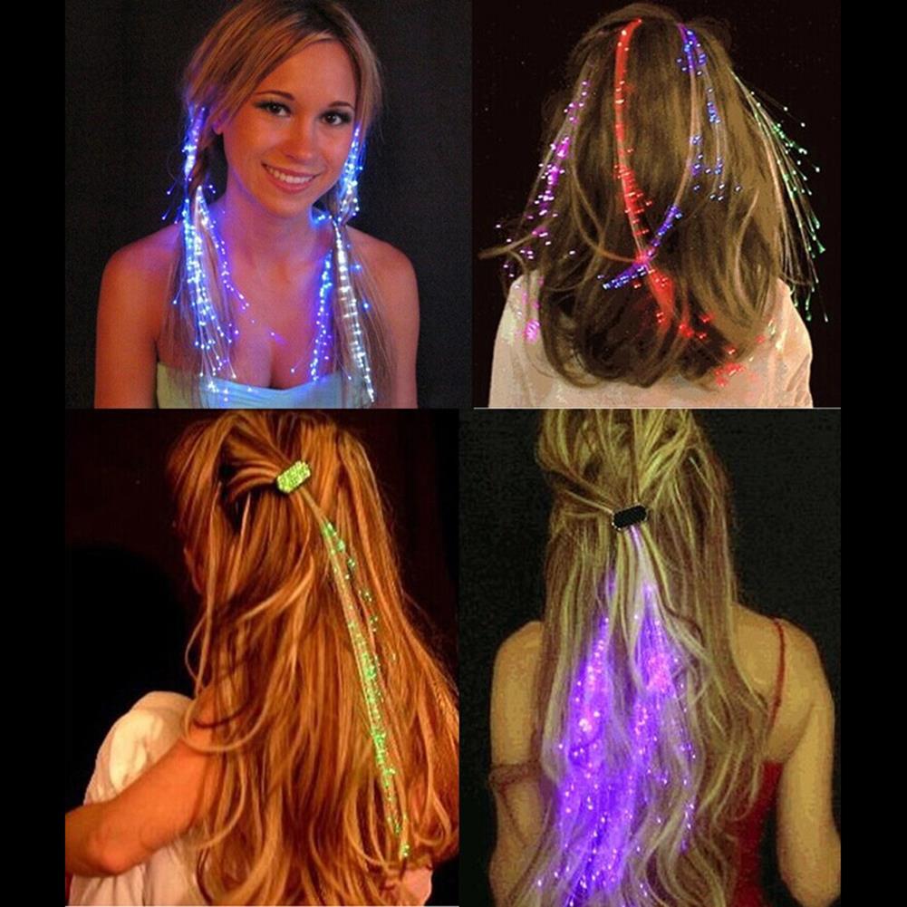 1PC LED Glowing Hair Clips For Women Fashion Luminous Hair Braid Girl's Hairpin Hair Decor Headwear Barrettes Hair Accessories