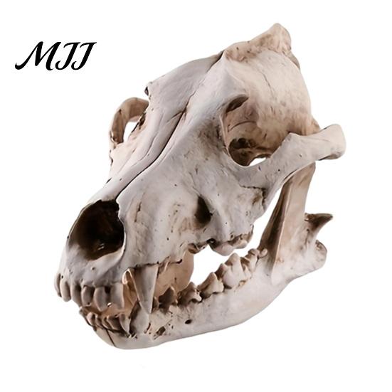 Harz Frosch Skelett Dekorationsornament, Outdoor Terrassen Schreibtisch Dekor, Realistische Knochentextur geschnitzt Halloween Figur Gothic