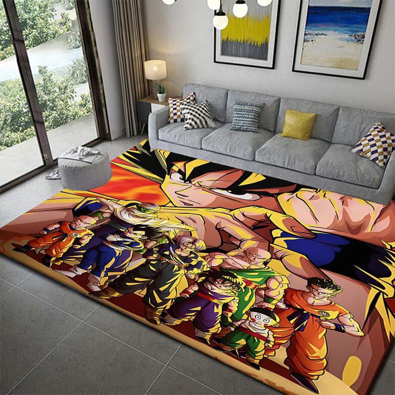 

Dragon Ball Jiren Character Design Area Ruganime soft washable cartoon floor carpet 60x90cm