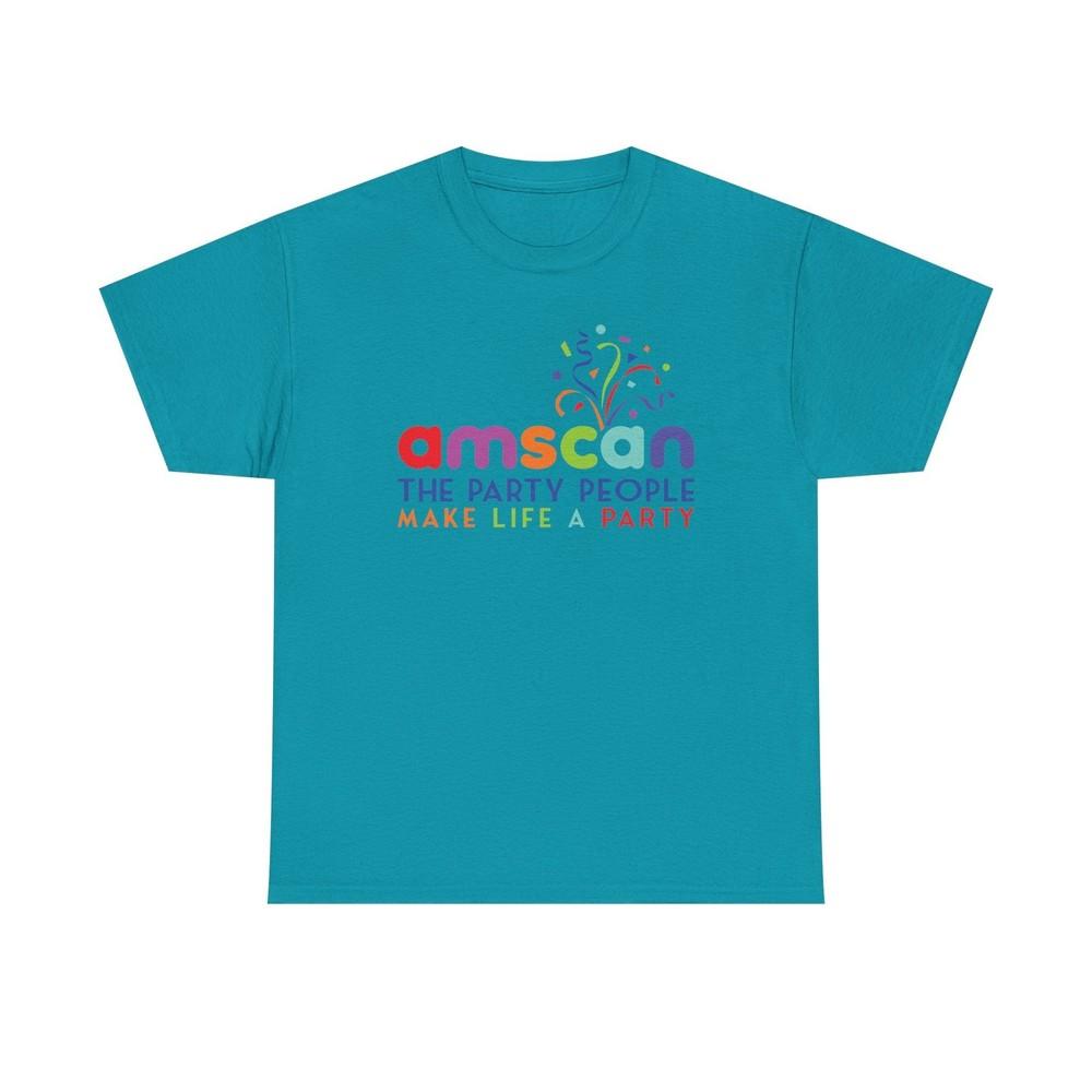 

Amscan T-Shirt Defunct Party Supply Company The Party People Make Life Party M