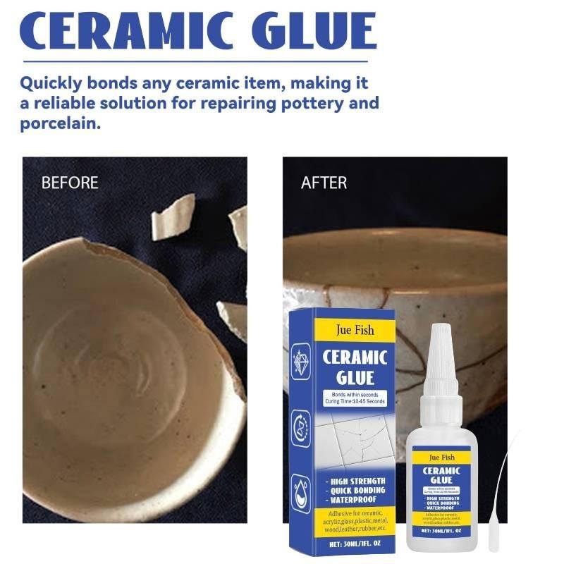 Jue Fish Multifunctionele Keramische Reparatie Lijm Sneldrogend 30ml Voor Thuisgebruik