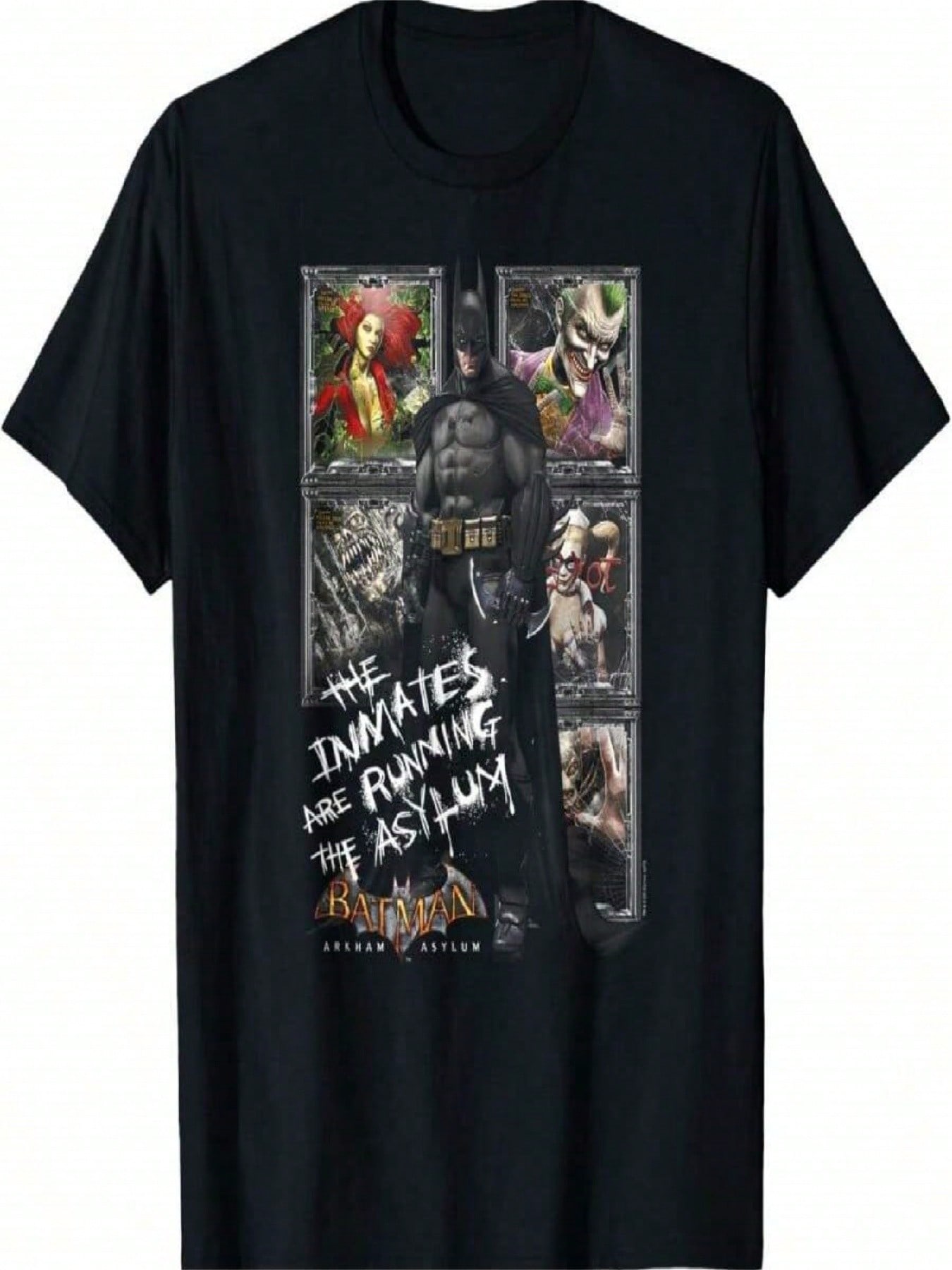 Batmans Arkham Asylums Running The Asylum T-Shirt S разноцветный