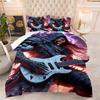 Skull Theme Home Comforter Quilted Blanket Goose Down Duvet Quilt Cover King Queen 3D Blanket Size Twin Quilt Set