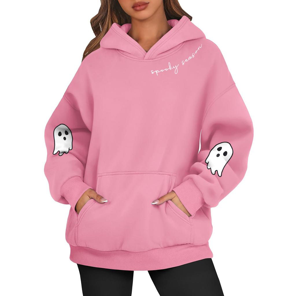 Dámské mikiny Oversized mikiny s dlouhým rukávem Ležérní svetr mikiny s kapucí