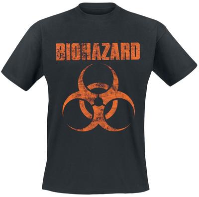 Camiseta Biohazard Band 100% Algodão Camiseta Gráfica Masculina Feminina Verão Streetwear Top