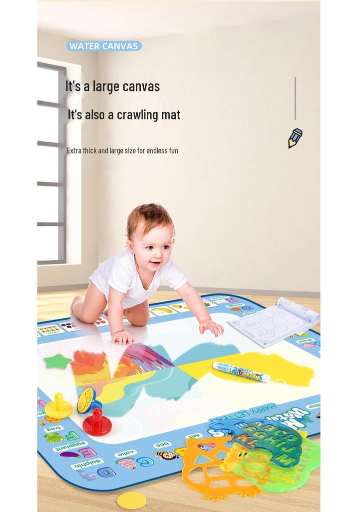 Magic Water Canvas: Children's Colorful Doodle Mat & Drawing Board