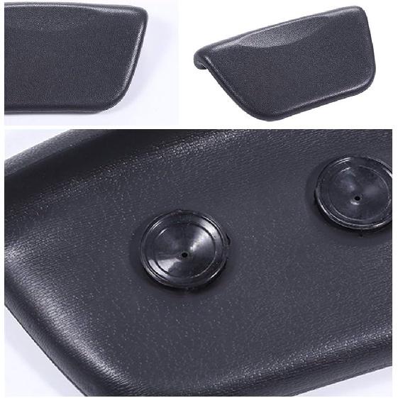 Spa Bath Pillows, Waterproof PU Leather Bathtub Pillows Neck Support Head Rest Pad with Anti Slip Suction Cups for Home Bathroom Bathtub Hot Tub Spa