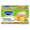Tetley Green Tea Immune 25 Tea Bags, Vitamin C with Ginger Mint Lemon, Decaf Antioxidant Herbal Blend for Hydration and Daily Wellness