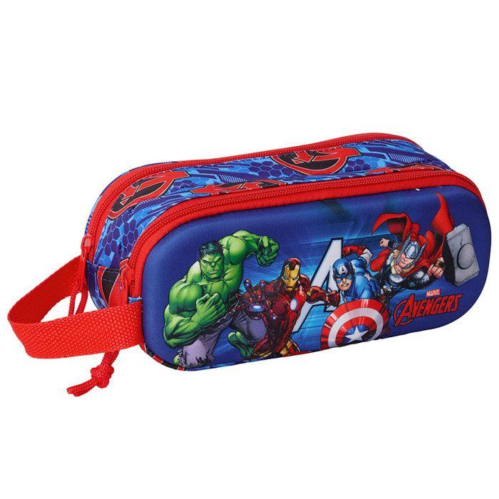 Trousse Avengers Marvel 3D 21 CM - 2 Cpt
