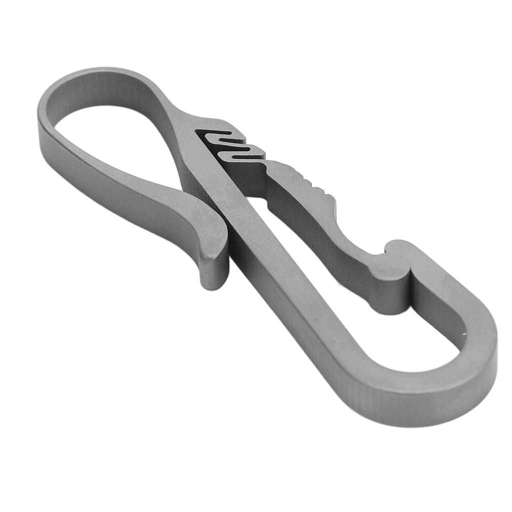 Tytanowy karabińczyk klips do kluczy karabińczyk z szybkim uwalnianiem brelok organizer dla mężczyzn i