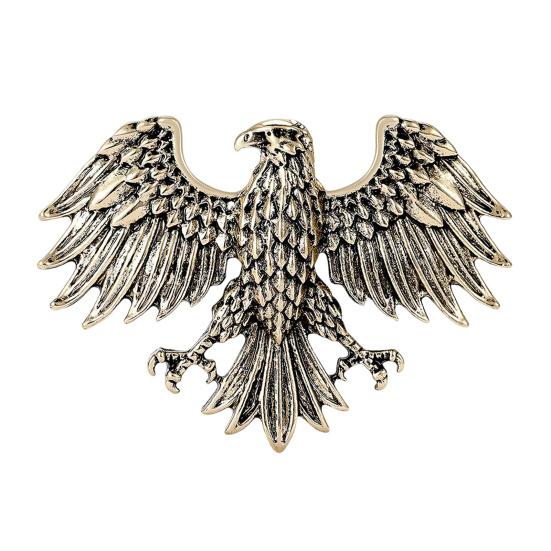 Bald Eagle Brooch for Men And Women Patriotic Enamel Alloy Lapel Pin