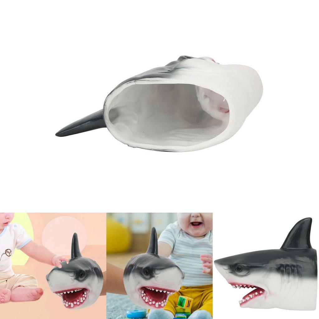 Premium Shark Head Hand Puppet Plush Toy For Kids Safe And Educational Fun