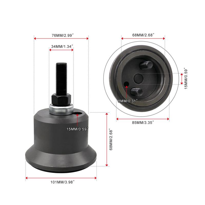 Front Crankshaft Seal Installer Tool Spare Parts Easy Installation 303-1509-01 for Ford Super Duty F-350 F-450 6.7L F-250