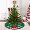 Christmas Tree Skirt Creative Exquisite Printing Santa Clauss Tree Bottom Decoration Christmas Supplies Ornaments