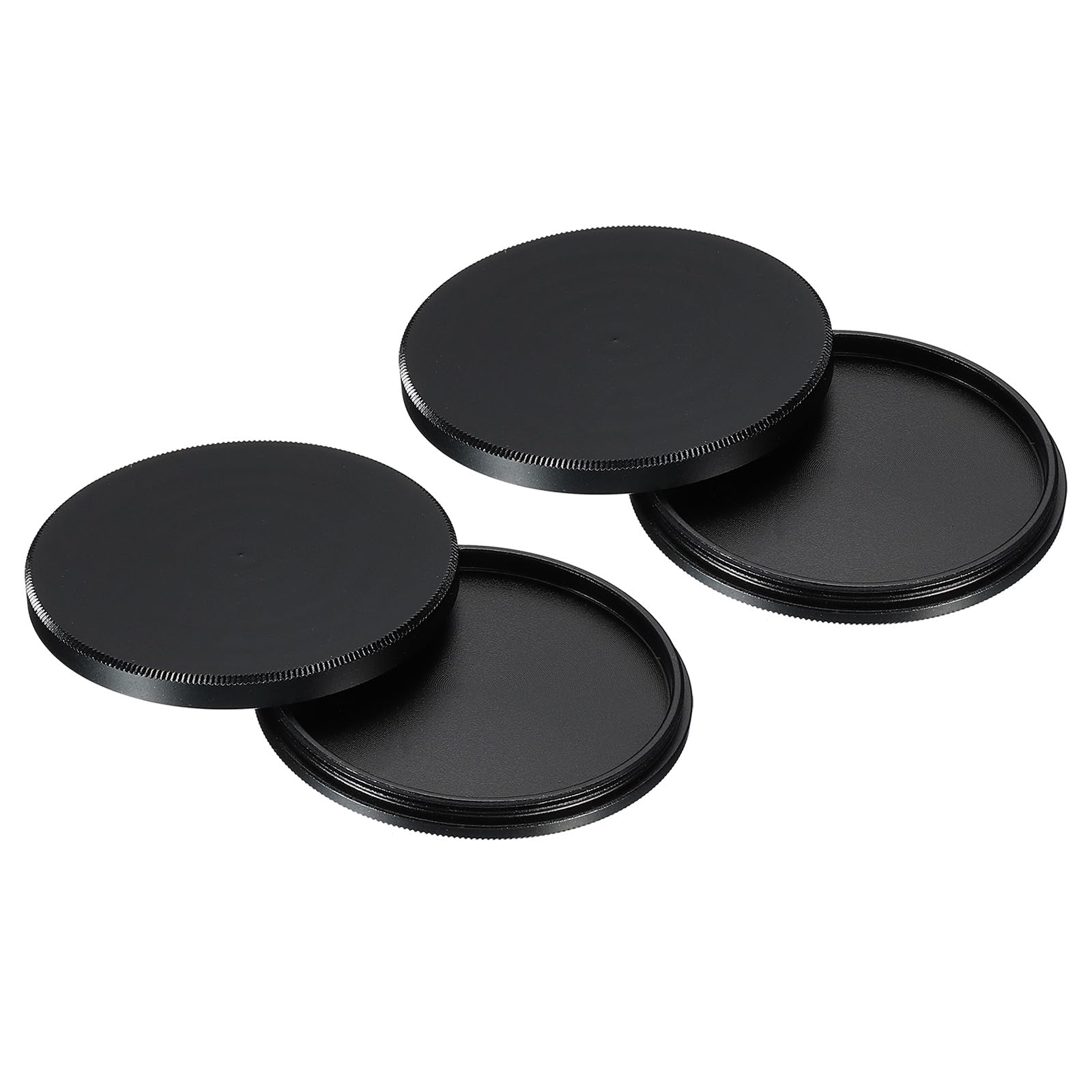 

PATIKIL 46mm Lens Set of Camera Lens Cap Universal Front Metal Lens Filter Stack Cap Protective Case for 46mm Camera Circular Polarizer Fader ND Black