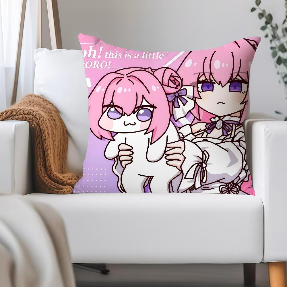 Game N-Nikke-S D-Doro Pillow Case Applicable Space For Guest Rooms Interiors Cars Office House Decoration