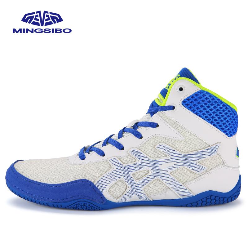 MINGSIBO Professional Wrestling Shoes Unisex Wearable Fighting Boots Man Designer Sport Training Shoe Gym Boxing Sneakers