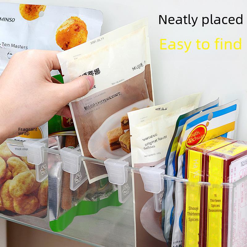 Retractable Multipurpose Refrigerator Storage Rack
