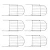 Animal Barrier Fence Iron Sturdy Decorative Outdoor Dog Fence Border for Garden Yard
