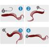 Soft Worm Baits 7cm1.7g Flexible Long Tail Soft Earthworm Worms Lifelike Fishing Lure