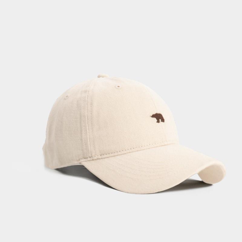 

Soft-Top Baseball Cap with Cute Bear Embroidery, Unisex Casual Breathable Sun Hat for Daily Wear, Outdoor Activities & Tra