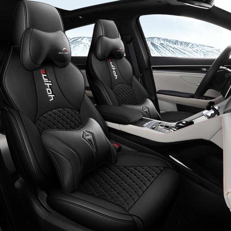 BYD Song PLUS Car Seat Cushion: Full Surround Mesh Cloth Cover, All-Season Use