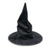 Velvet Pleated Witch Hats Multi Color Options For Halloween Party Cosplay Stage Performance Costume Dress Up Accessories
