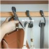 5pcs Bag Hanger Hook Handbag Hat Scarf Storage Rack Wardrobe Backpack Hook Handbag Holder Storage Rack Organization