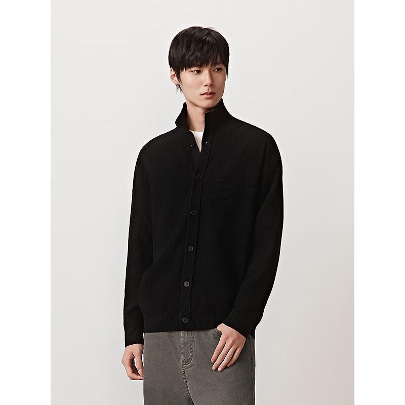 GXG Men's Stand Collar Casual Knitted Cardigan