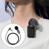 Lavalier Mic for Mic/Mic 2 Lapel Wearable Microphone for Interviews Vlog Live Streaming Interviews Vlog Recording