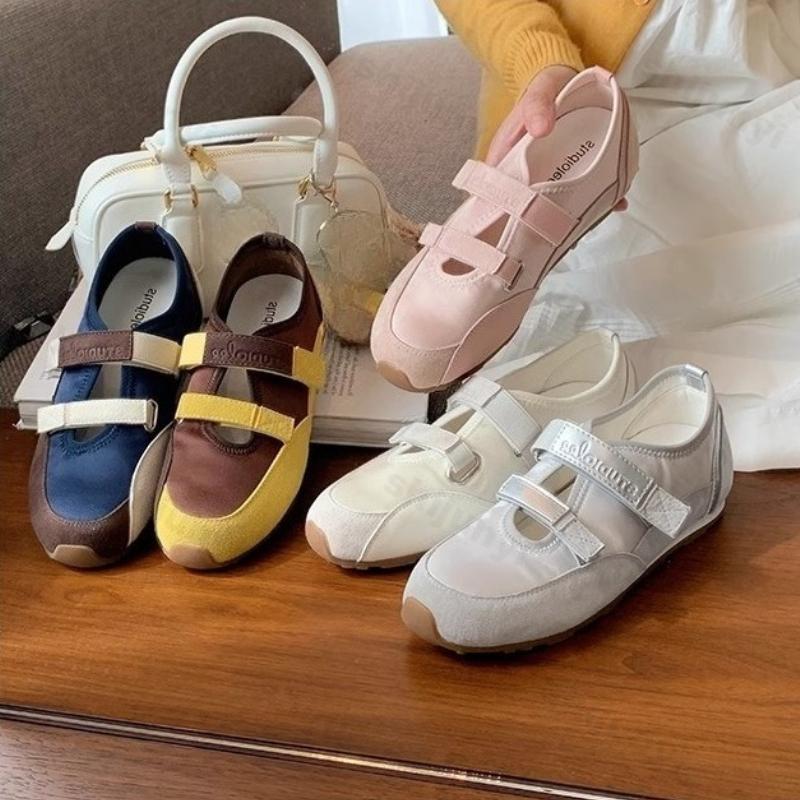 Fashion Women's Mary Jane Shoes 2025 Spring Autumn New Lightweight Comfortable Soft Sole Casual Sneakers Fashion Outdoor Non Slip Flats