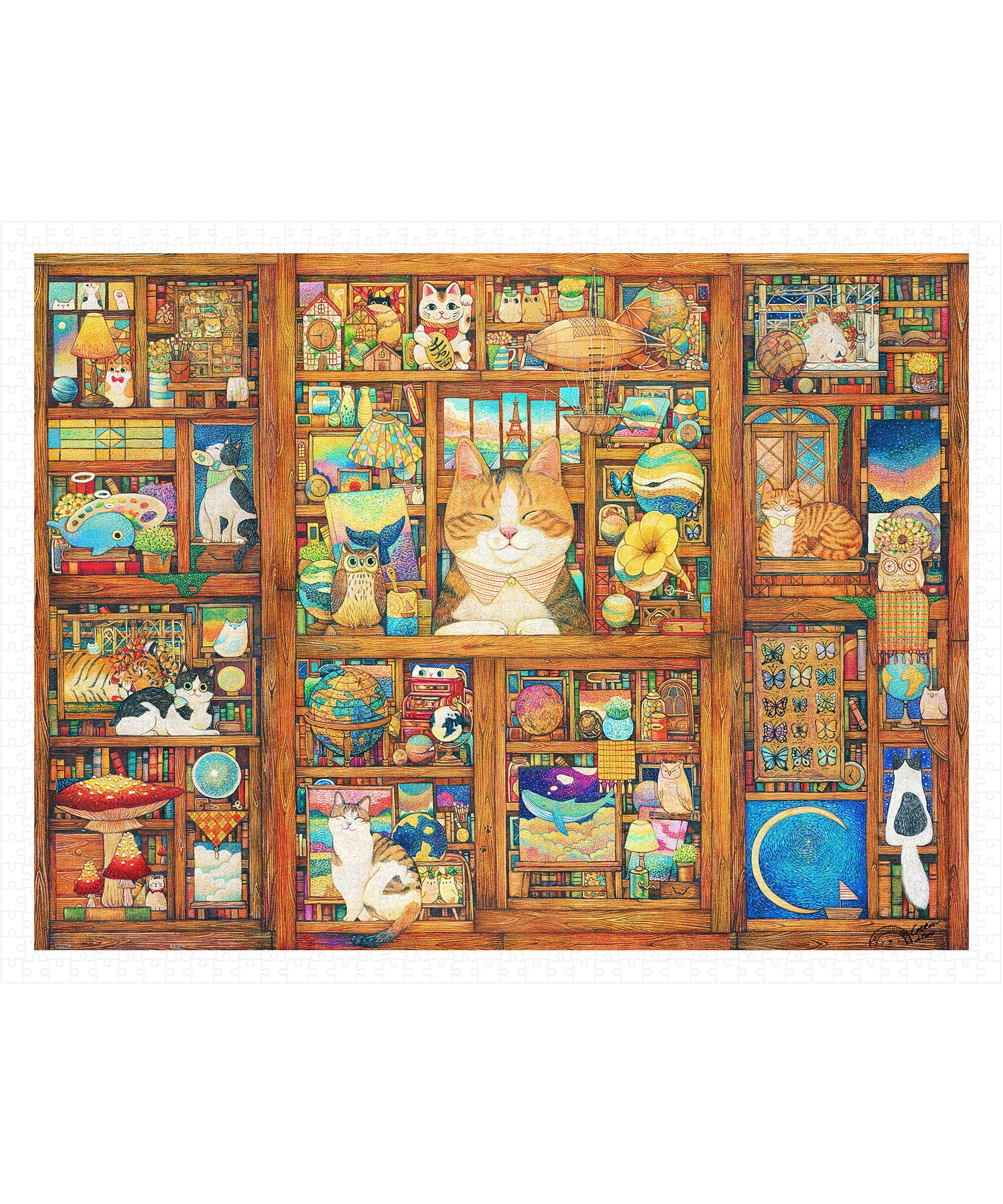 

Pinto 1200-Piece Plastic Jigsaw Puzzle Cotton Lion - Puzzle Master (45x59cm) for Adults, Difficult, No Broken Pieces, Click-together Design [H2681]