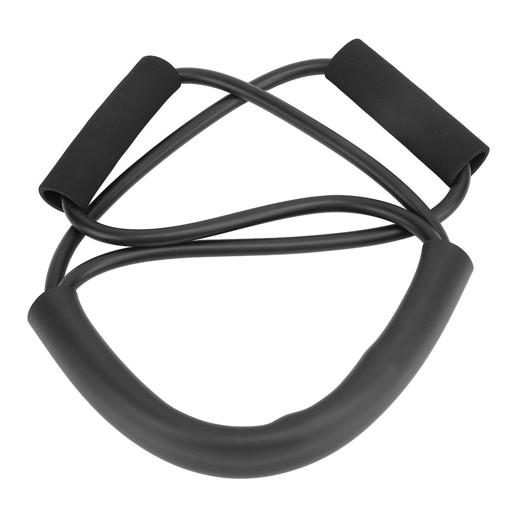 Resistance Band with Handle for Exercise Working Out Boxing Stretching Training Fitness Black 35lb