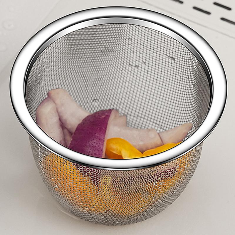 1 Pcs Swan Sink Strainer Basket Stainless Steel Corner Sink Strainer Kitchen Sink Drain Basket For Kitchen Sink