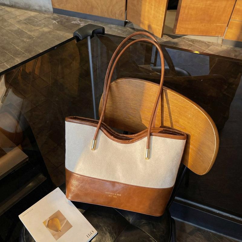 Fashionable Retro Large Capacity Casual Handbag, Shoulder Bag with Shoulder Strap, Crossbody Tote Bag for Commuting.