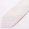 [Dress Code 101] Wedding Tie for Men, Silver White, High-Quality Sheen, Washable, Formal, Celebration, Reception, Groom, Guest, After-Party, TIE-BB04