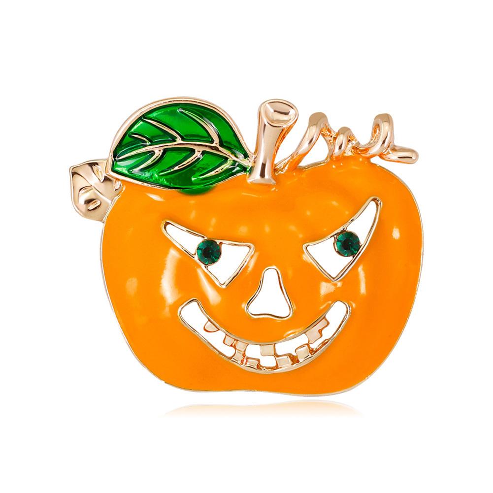Fashion Women Cartoon Halloween Pumpkin Brooch Perfect Wear Decoration