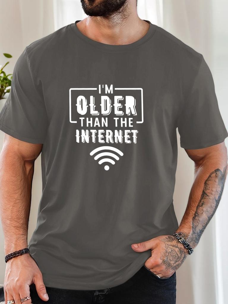 Letter Wireless Network Signal Pattern Print 100 Cotton Men Woment Tshirt Summer Autumn Daily Sports Casual Loose Short Sleeve