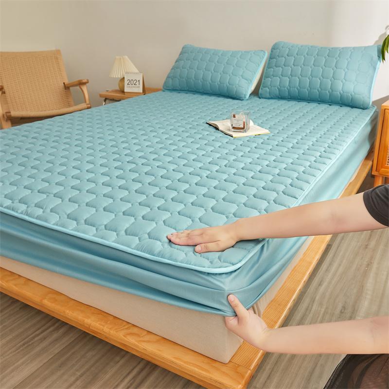 Couple Bed  Double Bed Sheets Mattress Covers 2 People Bed Cover Elastic Fitted Sheet 140 160x200 Queen  Bedspread Bed Linen