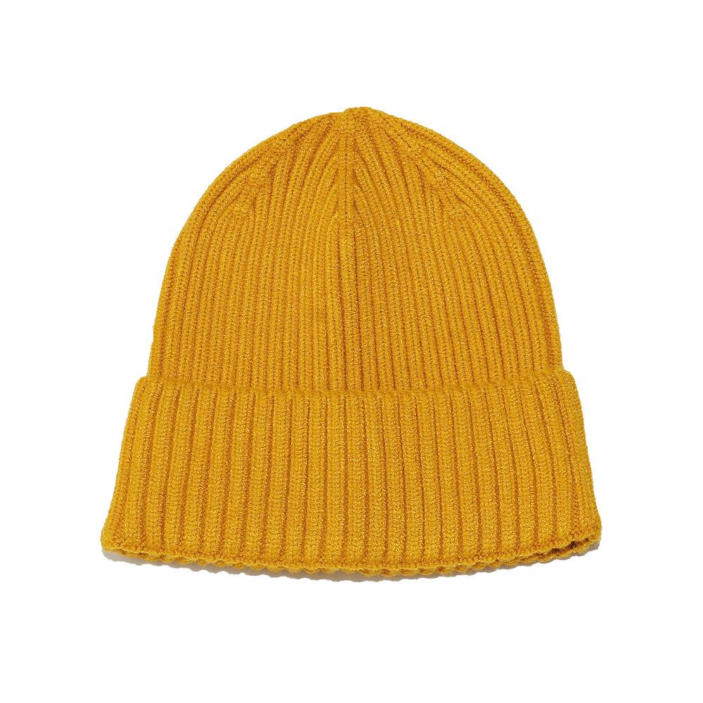 Autumn and Winter Knitted Hat Women's Korean Version of Versatile Solid Color Pointed Wool Hat Women's Outdoor Thickened Warm Cold Hat