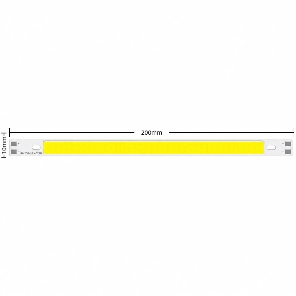2 Stück 12-14V COB LED Lichtchip 10W LED Lichtplatine Streifenform Lichtquelle Einbauleuchte