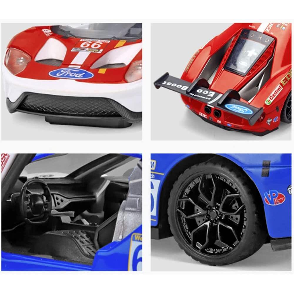 1/32 مقياس فورد V8 GT نموذج سيارة مصبوب لعبة، مركبة لعبة سحب للخلف مع صوت وضوء للأطفال الصغار الأولاد البنات هدية مجموعة