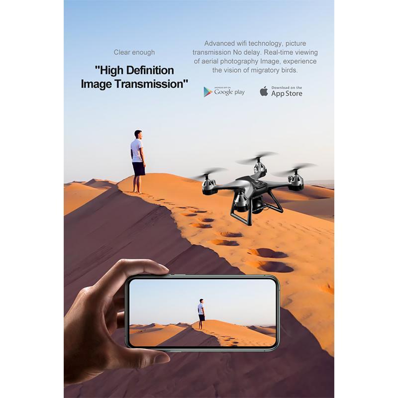 New Dual Camera High-definition 4K Aerial Photography Drone Quadcopter Remote Control Aircraft Aerial Photography Helicopter