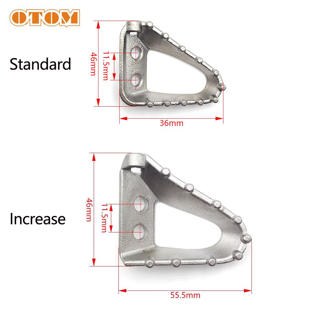 OTOM 16-23 Motorcycle Rear Brake Pedal For KTM SXF XCF EXC EXCF Husqvarna FC FX FE TE TC GASGAS MC EC EX Plate Peg Brake Pedal