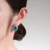 Luxury Pear Shaped Drop Earrings With Sparkling Crystals Minimalist Dainty Studs Versatile Jewelry For Women